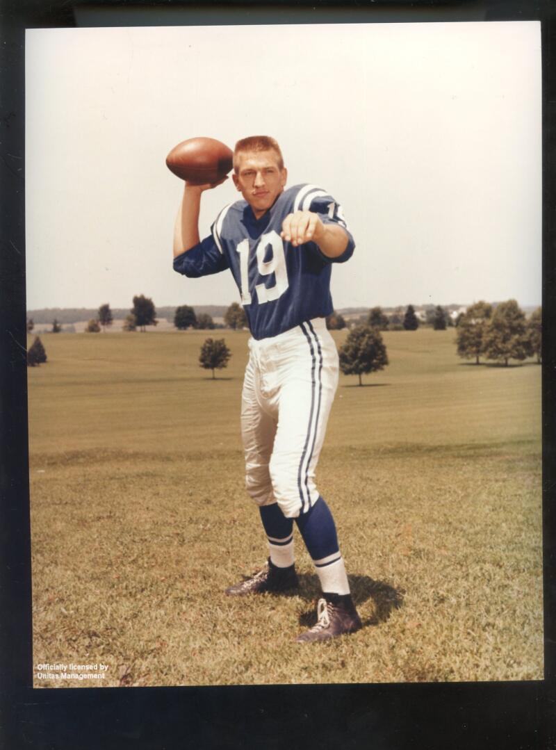 Johnny Unitas Baltimore Colts 8x10 Photo Photograph Poster Football NFL