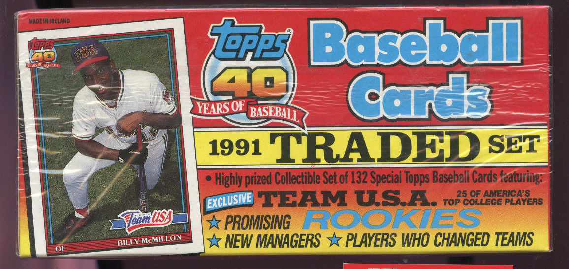 1991 Topps Traded Baseball Complete Set FACTORY SEALED Full card Box CHRISTMAS
